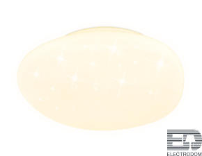 Потолочный светодиодный светильник с пультом FF15 WH белый 48W 3000K/4200K/6400K D380*60 (ПДУ ИК) - цена и фото