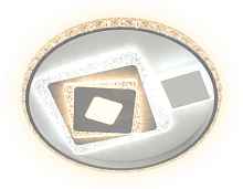 Потолочный светодиодный светильник с пультом FA242 WH белый 105W D500*75 (ПДУ РАДИО 2.4) - цена и фото