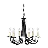 Подвесная люстра Elstead Lighting MINSTER MN6-BLACK - цена и фото