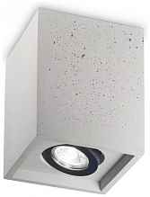 Потолочный светильник Ideal Lux Oak PL1 Square Cemento 150475 - цена и фото