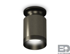 Комплект накладного светильника XS6303081 DCH/PBK черный хром/черный полированный MR16 GU5.3 (N6902, C6303, N6131) - цена и фото