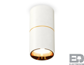 Комплект накладного светильника XS6301082 SWH/PYG белый песок/золото желтое полированное MR16 GU5.3 (C6301, A2062, N6113) - цена и фото