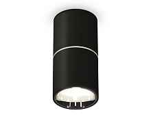 Комплект накладного светильника XS6302081 SBK/PSL черный песок/серебро полированное MR16 GU5.3 (C6302, A2060, N6112) - цена и фото