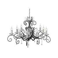 Подвесная люстра Elstead Lighting AMARILLI AML10-BLK-SILVER - цена и фото