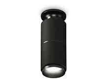 Комплект накладного светильника XS6302201 SBK/PBK черный песок/черный полированный MR16 GU5.3 (N6902, C6302, A2061, N6121) - цена и фото