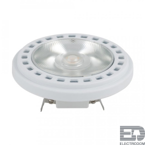 Лампа AR111-UNIT-G53-15W- Warm3000 (WH, 24 deg, 12V) Arlight 025640 - цена и фото