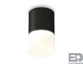 Комплект накладного светильника с акрилом XS6302065 SBK/FR черный песок/белый матовый MR16 GU5.3 (C6302, N6252) - цена и фото
