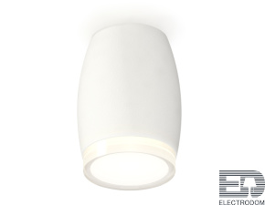 Комплект накладного светильника с акрилом XS1122022 SWH/FR белый песок/белый матовый MR16 GU5.3 (C1122, N7160) - цена и фото