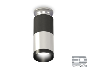 Комплект накладного светильника XS6305100 PSL/DCH/PBK серебро полированное/черный хром/черный полированный MR16 GU5.3 - цена и фото