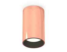Комплект накладного светильника XS6326003 PPG/SBK золото розовое полированное/черный песок MR16 GU5.3 (C6326, N6111) - цена и фото
