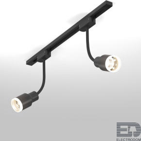 Трековый светодиодный светильник для однофазного шинопровода Molly Flex Черный 7W 4200K Elektrostandart LTB38 - цена и фото