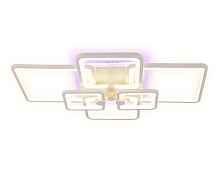Потолочный светодиодный светильник с пультом FA5306/4+2 WH белый 176W 800*550*140 (ПДУ РАДИО 2.4G) - цена и фото