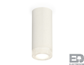Комплект накладного светильника с композитным хрусталем XS7442010 SWH/CL белый песок/прозрачный MR16 GU5.3 (C7442, N7191) - цена и фото