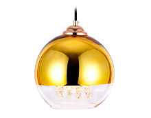 Подвесной светильник со сменной лампой TR3602 GD/CL золото/прозрачный E27 max 40W D200*1000 - цена и фото