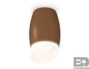 Комплект накладного светильника с акрилом XS1124022 SCF/FR кофе песок/белый матовый MR16 GU5.3 (C1124, N7175) - цена и фото
