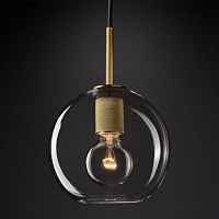 Подвесной светильник RH Utilitaire Globe Pendant Brass ImperiumLoft - цена и фото