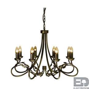 Подвесная люстра Elstead Lighting OLIVIA OV8-BLK-GOLD - цена и фото