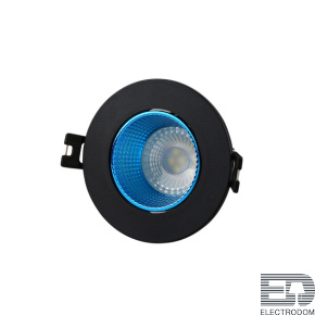 Встраиваемый светильник Denkirs DK3020 DK3061-BK+СY - цена и фото