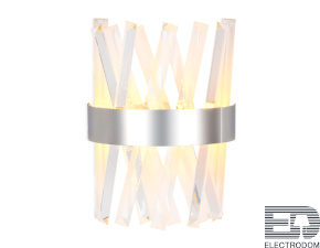 Настенный светодиодный светильник с хрусталем TR5322 CH/CL хром/прозрачный 24W 285*260*124 - цена и фото