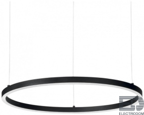 Подвесной светодиодный светильник Ideal Lux Oracle Slim D90 Nero 229508 - цена и фото