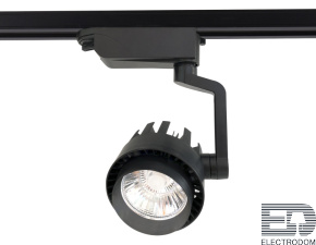 Трековый однофазный светодиодный светильник GL6108 BK черный LED 20W 4200K 24° - цена и фото