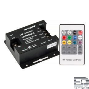 Контроллер LN-RF20B-S (12-24V, 288-576W, ПДУ 20кн) Arlight 018609 - цена и фото