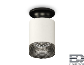 Комплект накладного светильника с композитным хрусталем XS6301123 SWH/PBK/BK белый песок/черный полированный/тонированный MR16 GU5.3 (N6902, C6301, N6151) - цена и фото