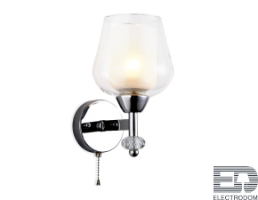 Настенный светильник с выключателем Ambrella TR3158 CH/CL хром/прозрачный E27 max 40W - цена и фото
