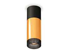Комплект накладного светильника с композитным хрусталем XS6327041 PYG/SBK/BK золото желтое полированное/черный песок/тонированный MR16 GU5.3 - цена и фото