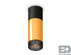Комплект накладного светильника с композитным хрусталем XS6327041 PYG/SBK/BK золото желтое полированное/черный песок/тонированный MR16 GU5.3 - цена и фото