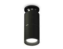 Комплект накладного светильника XS6302200 SBK/PBK черный песок/черный полированный MR16 GU5.3 (N6902, C6302, A2061, N6102) - цена и фото