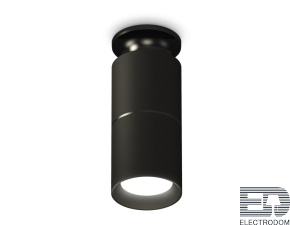 Комплект накладного светильника XS6302200 SBK/PBK черный песок/черный полированный MR16 GU5.3 (N6902, C6302, A2061, N6102) - цена и фото