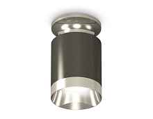 Комплект накладного светильника XS6303101 DCH/PSL черный хром/серебро полированное MR16 GU5.3 (N6903, C6303, N6132) - цена и фото