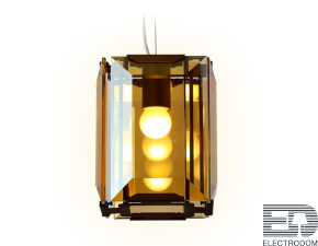 Подвесной светильник с хрусталем Ambrella TR5109 CF/TI кофе/янтарь - цена и фото