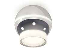 Комплект накладного светильника с дополнительной подсветкой XS1104031 PSL/FR серебро полированное/белый матовый MR16 GU5.3 LED 3W 4200K (C1104, N7160) - цена и фото
