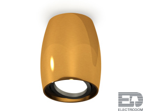 Комплект накладного поворотного светильника XS1125002 PYG/PBK золото желтое полированное/черный полированный MR16 GU5.3 (C1125, N7002) - цена и фото