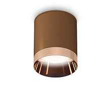 Комплект накладного светильника XS6304012 SCF/PPG кофе песок/золото розовое полированное MR16 GU5.3 (C6304, N6135) - цена и фото