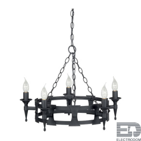 Подвесная люстра Elstead Lighting SAXON SAX5-BLK - цена и фото