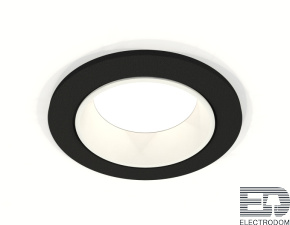 Комплект встраиваемого светильника XC6513001 SBK/SWH черный песок/белый песок MR16 GU5.3 (C6513, N6110) - цена и фото