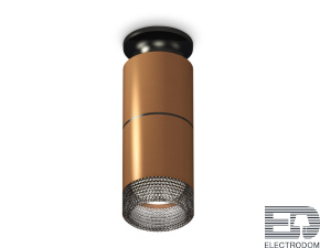 Комплект накладного светильника с композитным хрусталем XS6304171 SCF/PBK/BK кофе песок/черный полированный/тонированный MR16 GU5.3 - цена и фото