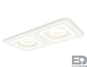 Комплект встраиваемого светильника XC7905011 SWH белый песок MR16 GU5.3 (C7905, N7715) - цена и фото