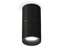 Комплект накладного светильника XS6302080 SBK/PBK черный песок/черный полированный MR16 GU5.3 (C6302, A2061, N6111) - цена и фото