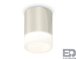 Комплект накладного светильника с акрилом XS6305021 PSL/FR серебро полированное/белый матовый MR16 GU5.3 (C6305, N6248) - цена и фото