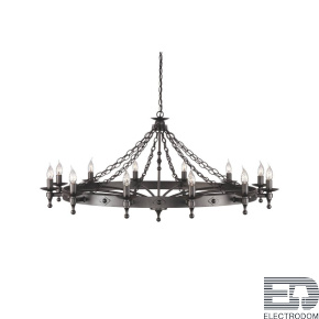 Подвесная люстра Elstead Lighting WARWICK WR12-GRAPHITE - цена и фото