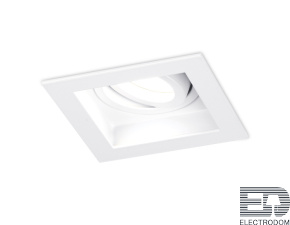 Встраиваемый поворотный точечный светильник TN180 WH Белый GU5.3 100*100*40 - цена и фото