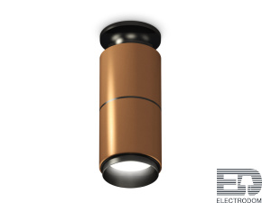 Комплект накладного светильника XS6304170 SCF/PBK кофе песок/черный полированный MR16 GU5.3 (N6902, C6304, A2061, N6121) - цена и фото
