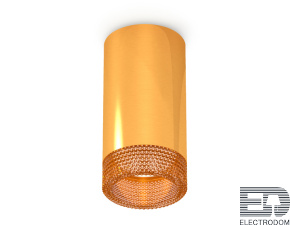 Комплект накладного светильника с композитным хрусталем XS6327010 PYG/CF золото желтое полированное/кофе MR16 GU5.3 (C6327, N6154) - цена и фото