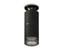 Комплект накладного светильника с композитным хрусталем XS6302202 SBK/PBK/BK черный песок/черный полированный/тонированный MR16 GU5.3 - цена и фото