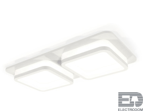 Комплект встраиваемого светильника с акрилом XC7905012 SWH/FR белый песок/белый матовый MR16 GU5.3 (C7905, N7750) - цена и фото