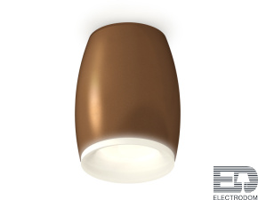 Комплект накладного светильника с акрилом XS1124020 SCF/FR кофе песок/белый матовый MR16 GU5.3 (C1124, N7165) - цена и фото